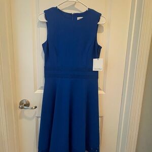 Calvin Klein Women's Royal Blue Midi Dress